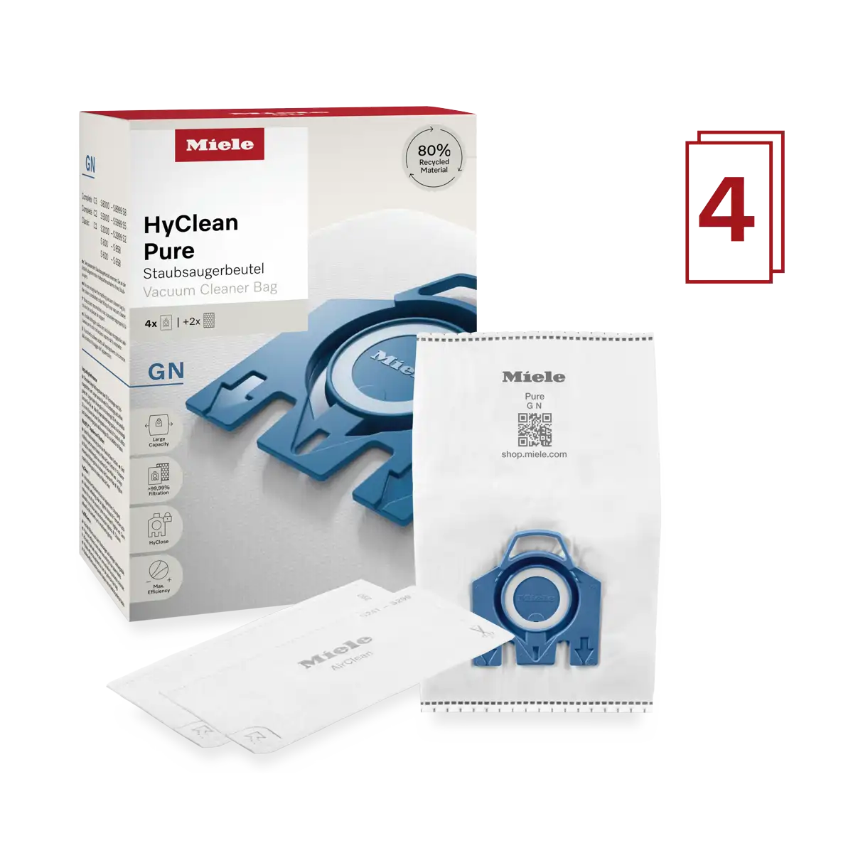 Bolsa recogepolvo HyClean Pure GN